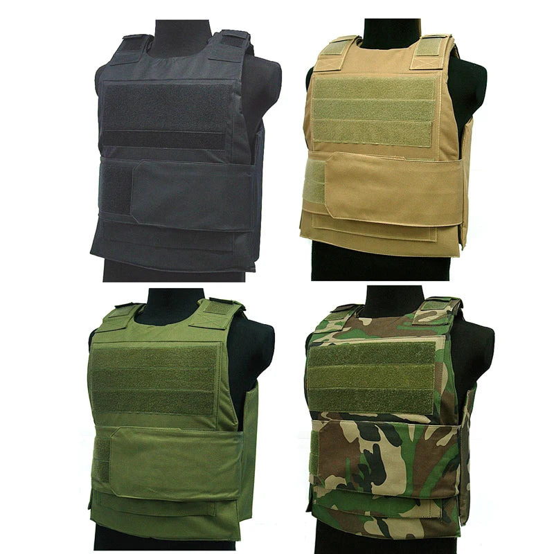 Airsoft Vest Combat Body Armor Tactical Plate Carrier Molle Vest Outdoor Paintball Hunting Vest