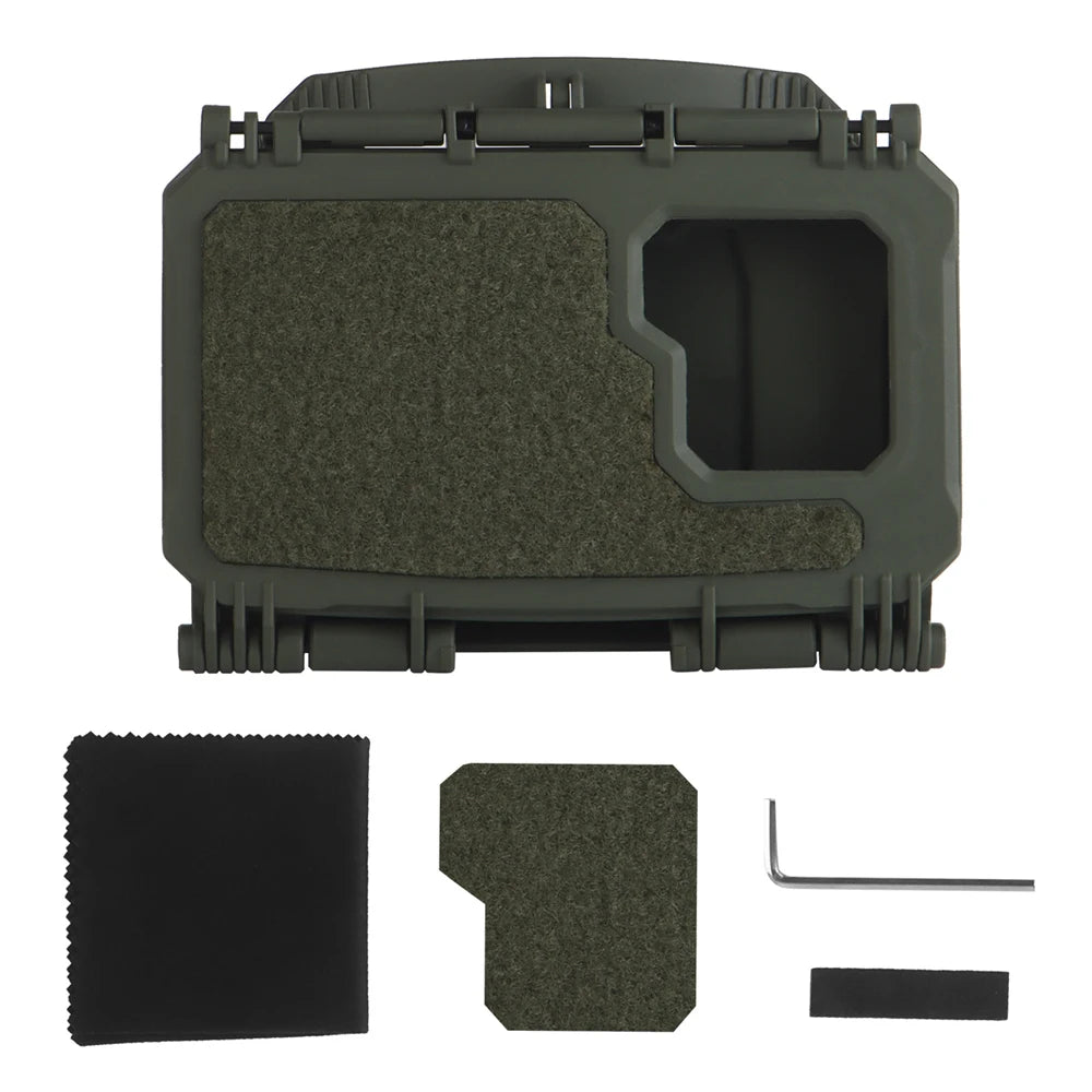 Universal Tactical Phone Case V2 PLUS MOLLE Vest Map GPS Navigation Board Device Holder for Airsoft Paintball Hunting CS Game