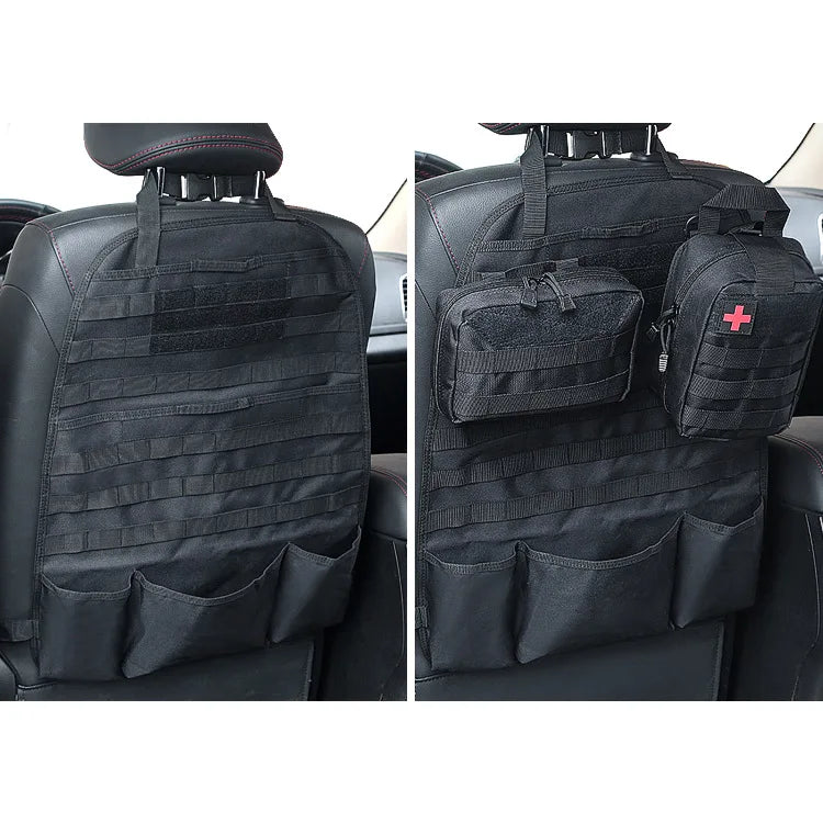Universal Car Backseat Hanging Bag Tactical Accessory Organizer Self-Driving Hunting Outdoor Storage Bag Classified Storage Bag