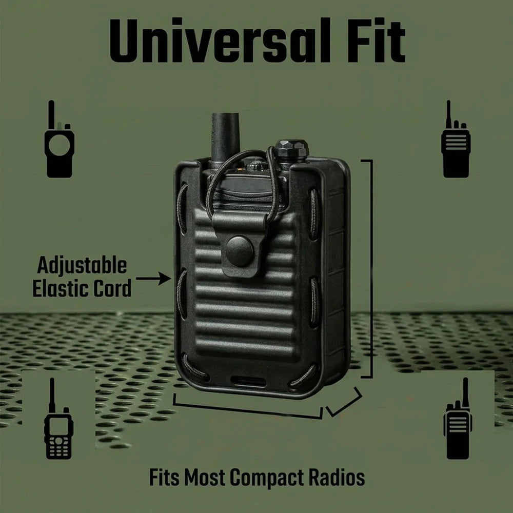 Tactical Walkie-talkie Holster MOLLE Walkie-talkie Pouch Walkie-talkie Storage Bag Suitable For Outdoor Activities