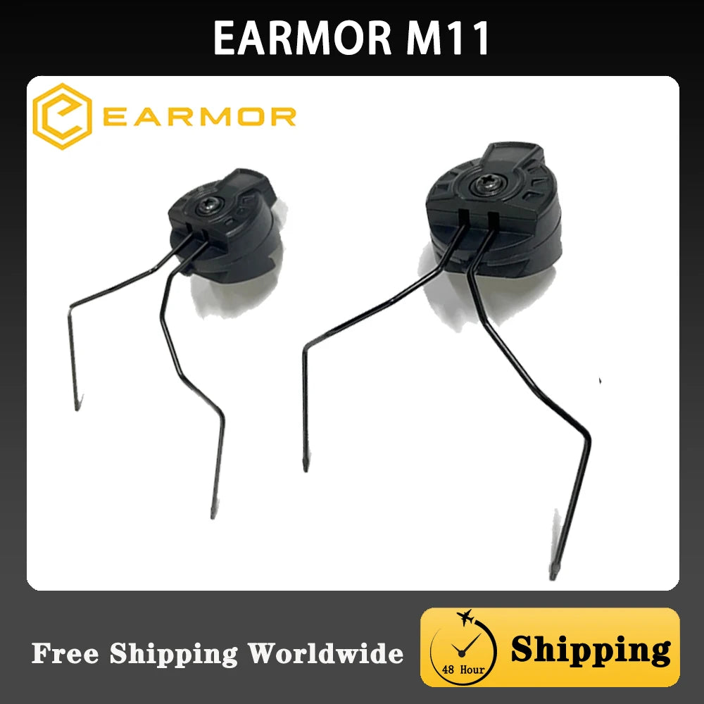 Universal ARC Fast Helmet Adapters - Tactical Headset Brackets Compatibility with Earmor M31 M32 Series and Most Over Headset