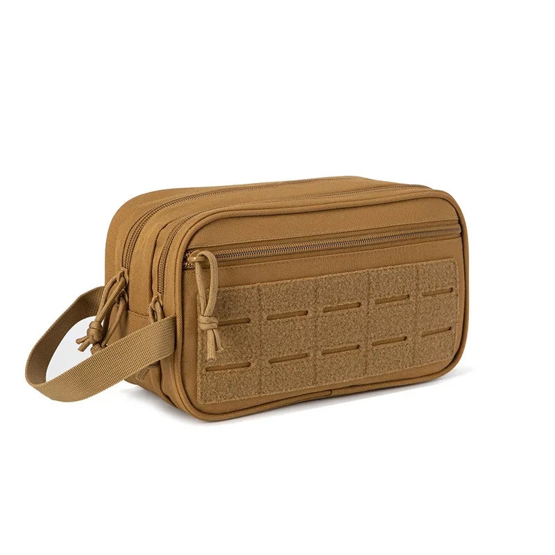 1000D Tactical Toiletry Bag Molle EDC Organizer Pouch Utility Men Large Capacity Travel Storage Case for Outdoor Hunting Camping