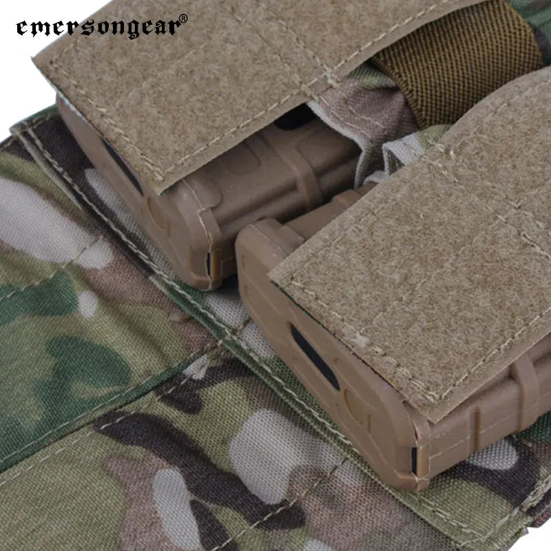 Emersongear For LBT Style Double Magazine Pouch 556 MOLLE Combat Mag Bag Outdoor Holder Airsoft Hunting Trekking Nylon