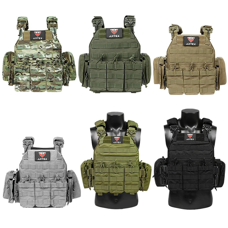 Tactical Vest Outdoor Hunting Plate Carrier Protective Adjustable Vest Airsoft Carrier Combat Equipment Outdoor hunting vest