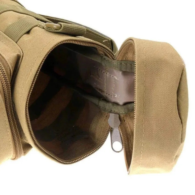 Outdoor Travel CampingTactical Water Bottle Bag Molle Pouch Holder Hiking Cycling Fishing Hunting Water Bottle Kettle Carrier