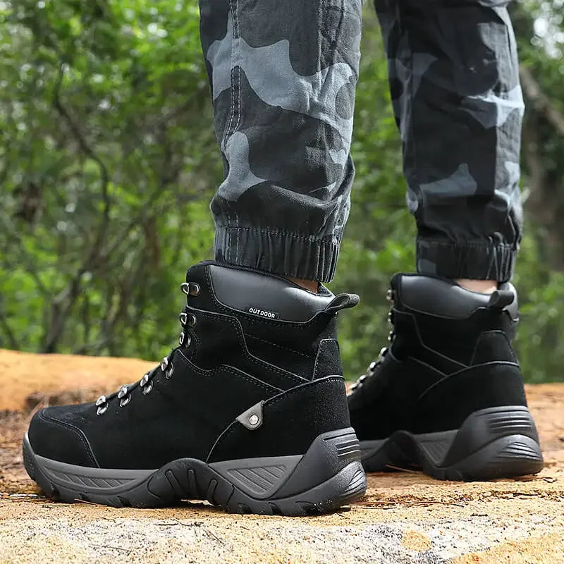 Men Tactical Force Desert Combat Boots Outdoor Climbing Shoes Brand Ankle Desert Hiking Shoes Casual Waterproof Plus Size Boot