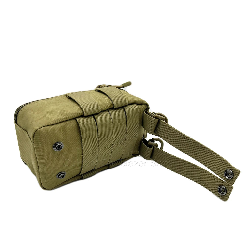 Tactical Molle Utility Waist Bag 600D Nylon Medical First Aid Bag Outdoor Survival EDC Tool Kit Camping Hunting Accessories