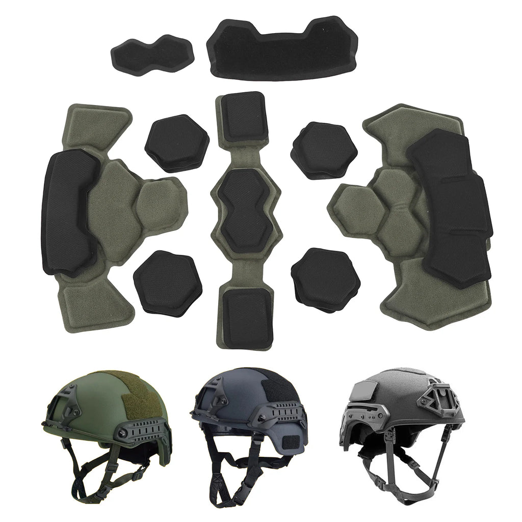 Helmet Padding Kit Memory Foam Pad Protective Mat Universal Motorcycle Bike Cushions Waterproof Helmet Inner Padding