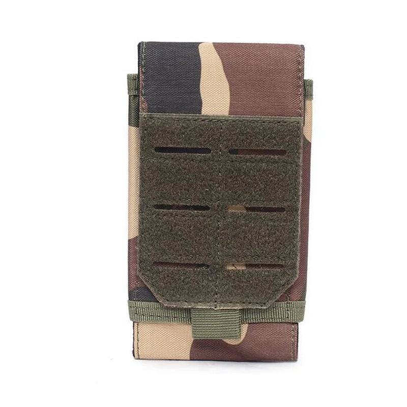 1000D Laser Cust Molle Phone Pouch Heavy Duty Waterproof Samll Tactical Cell Phone Holder Smartphone Cover for 4.7"-6.7" Phone