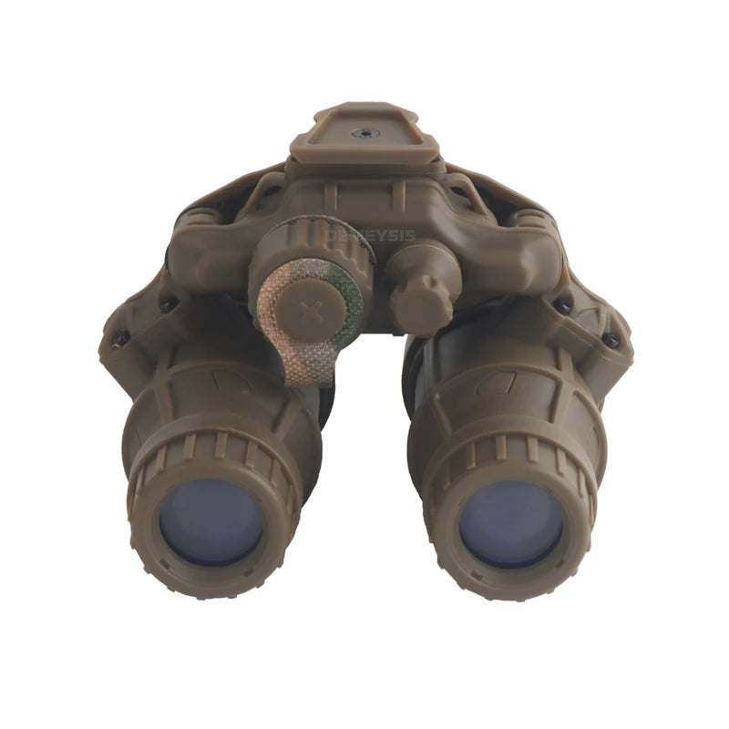 Tactical Helmet NVG Dummy Model No Function DTNVS Night Vision Goggles Model Folding Dummy Binocular for Cosplay Hunting Helmet