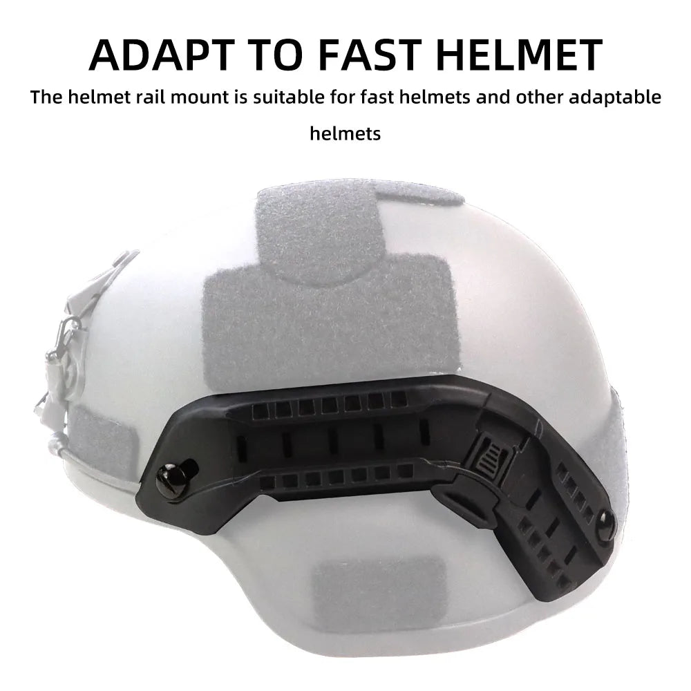 Tactical MICH2000 Helmet Side Guide Rail ARC Helmet Mount Rail Hunting Cycling Airsoft Mich 2000 Helmet Adaper Accessories