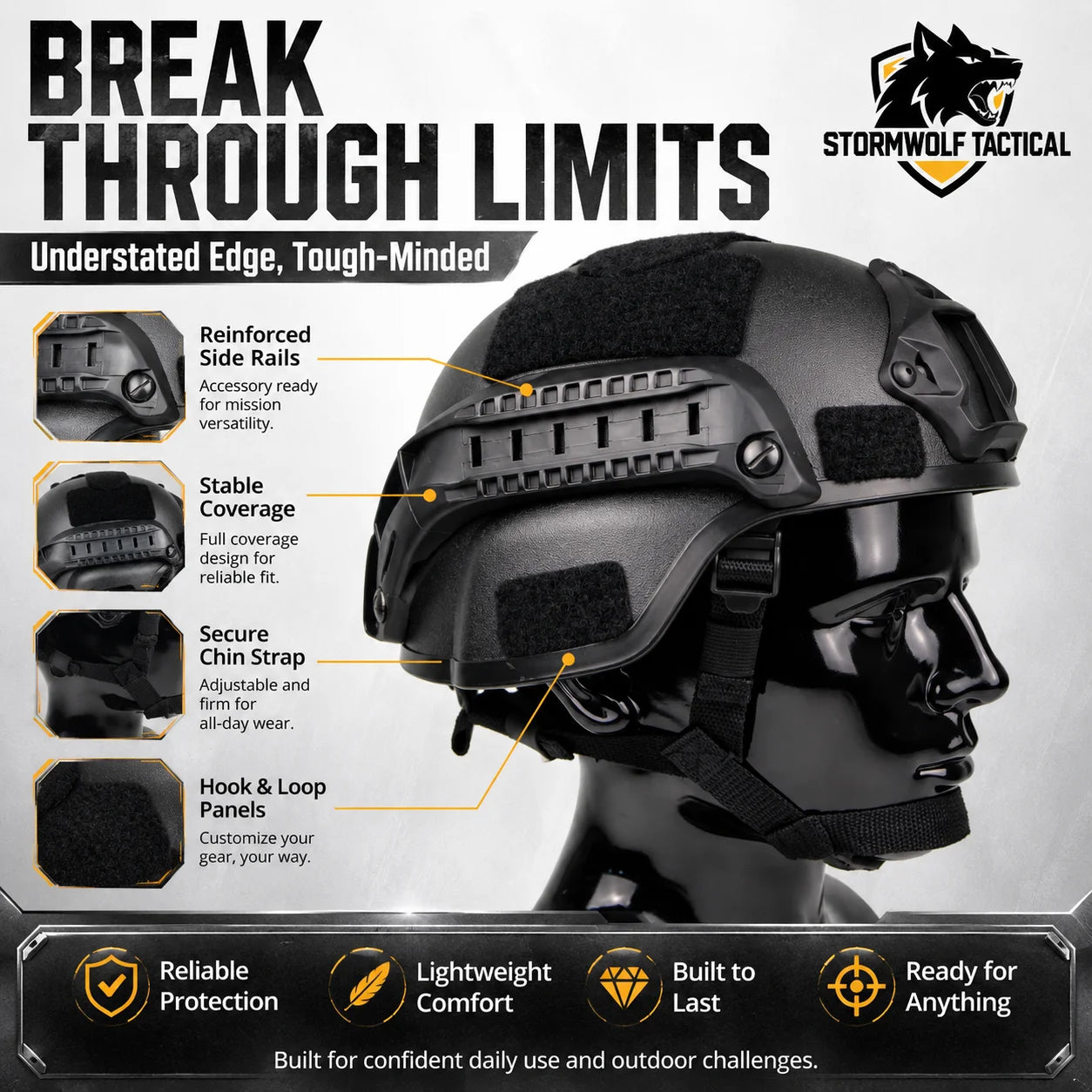 ABS MICH Tactical Helmet Lightweight Impact Resistant Airsoft Head Gear For Wargame CS Hunting Cycling Outdoor Training
