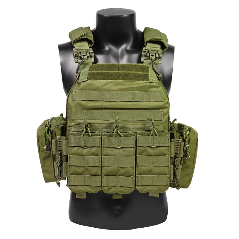 ARTEX8011 Outdoor Multi-Functional High-Strength Waterproof Camo Quick-Release Tactical Vest Outdoor Vest Hunting Vest 8011