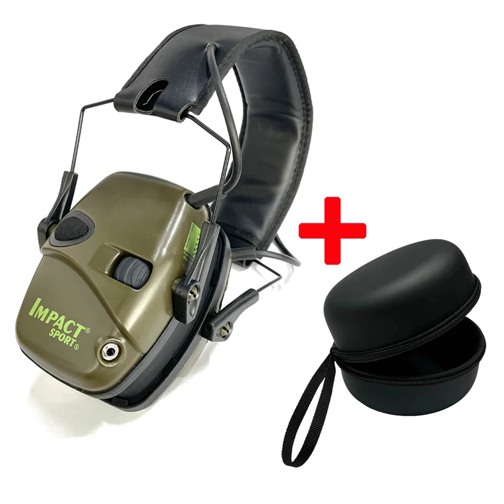 Electronic Shooting Earmuffs, Hearing Protection Shooters, NRR 22dB Noise Reduction Gun Range Ear Protection Hunting Headphones
