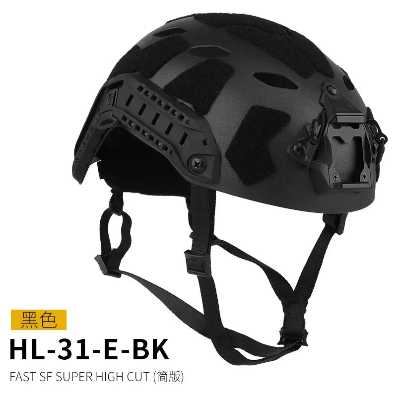 Tactical PJ Helmet Simplified Version Ops-Core SF Super High Cut Helmet Outdoor Cycling Paintball Protection Fast Airsoft Helmet