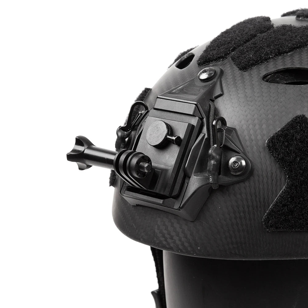 FAST MICH NVG Helmet Adapter Aluminum Tactical Helmet Base Fixed Mount For GoPro Hero Action Camera Holder CS Outdoor Hunting