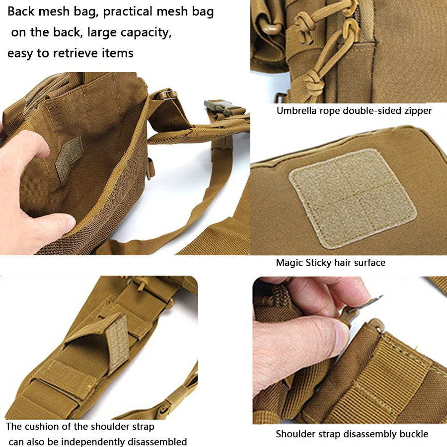 Multi functional large capacity portable bag with multiple pockets suitable for cycling, hiking, camping and outdoor activities