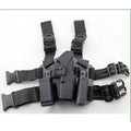 ##Tactical Gun Holster for Glock 17 19 USP 1911 M92 P226 Outdoor Hidden Leather Holster Real CS Gun Leg Holster Men CS Sport Gun