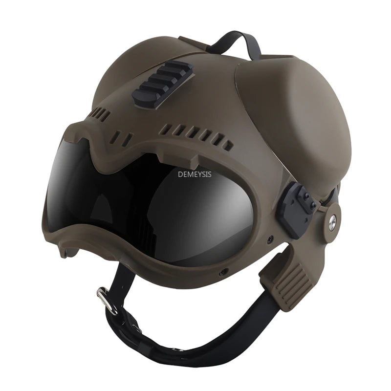 Tactical Dog Training Helmets Goggles Pet Dogs Motorcycle Protective Equitment with Ear Protection Hunting Dog Helmets 2 Lens