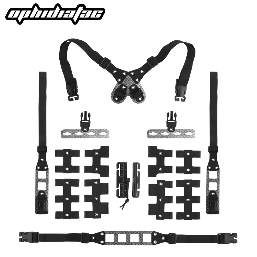 OPHIDIANTAC MOLLE System V2 chest hanging modular chest frame free with CS game hunting chest board accessories