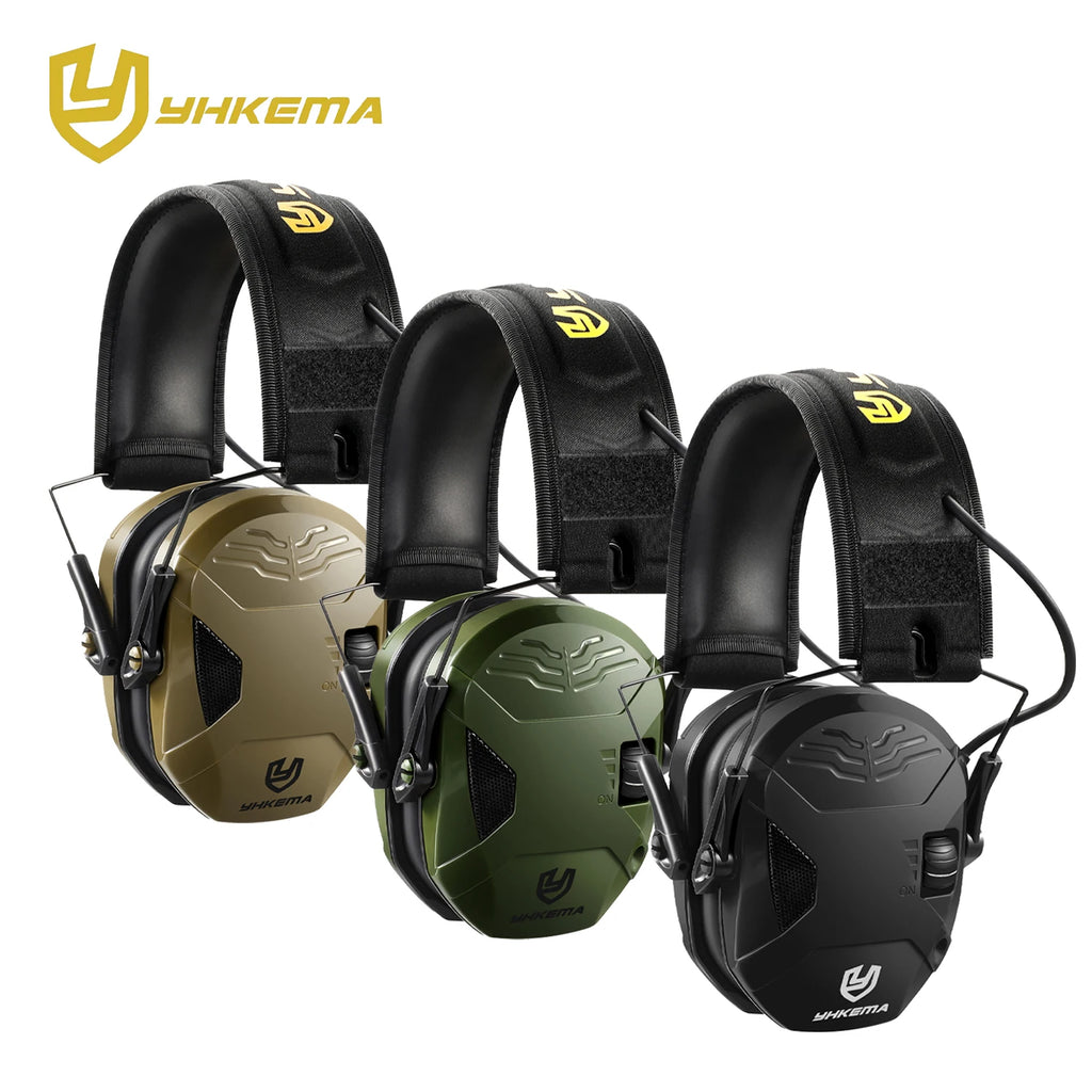 Outdoor Tactical Electronic Shooting Headphone Gun Range Anti-noise Headset Impact Sound Amplification Hearing protector