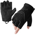 CHRLCK Men's Half Finger Cycling Tactics Gloves Wear-resistant Motorcycle Gloves Anti-Scratch Riding Fishing Training Gloves