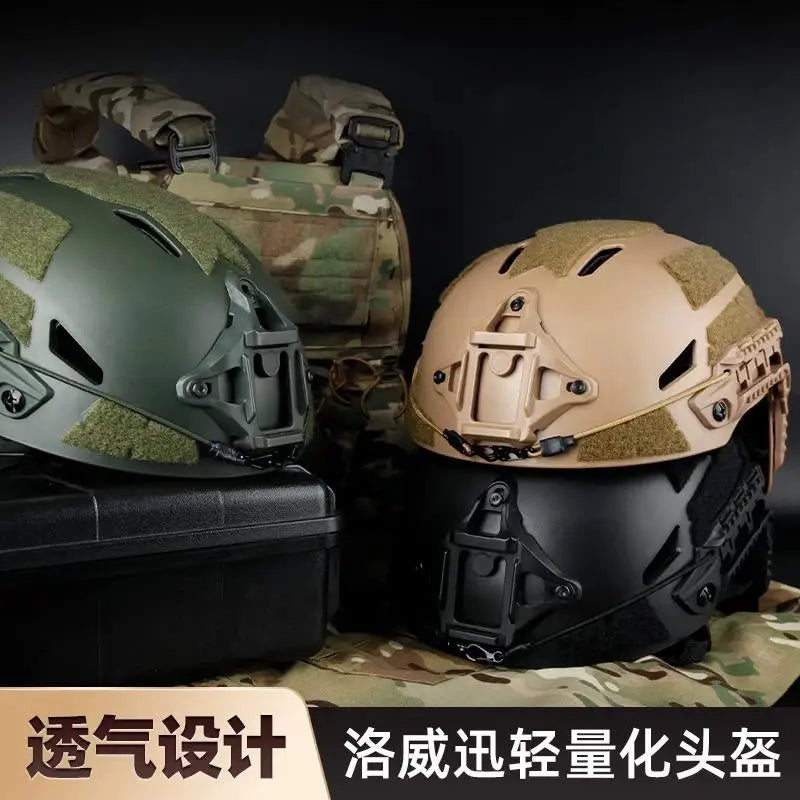 Lovisen tactical helmet ABS new thickened upgrade Wendy suspension CS protective equipment PJ air gun shooting