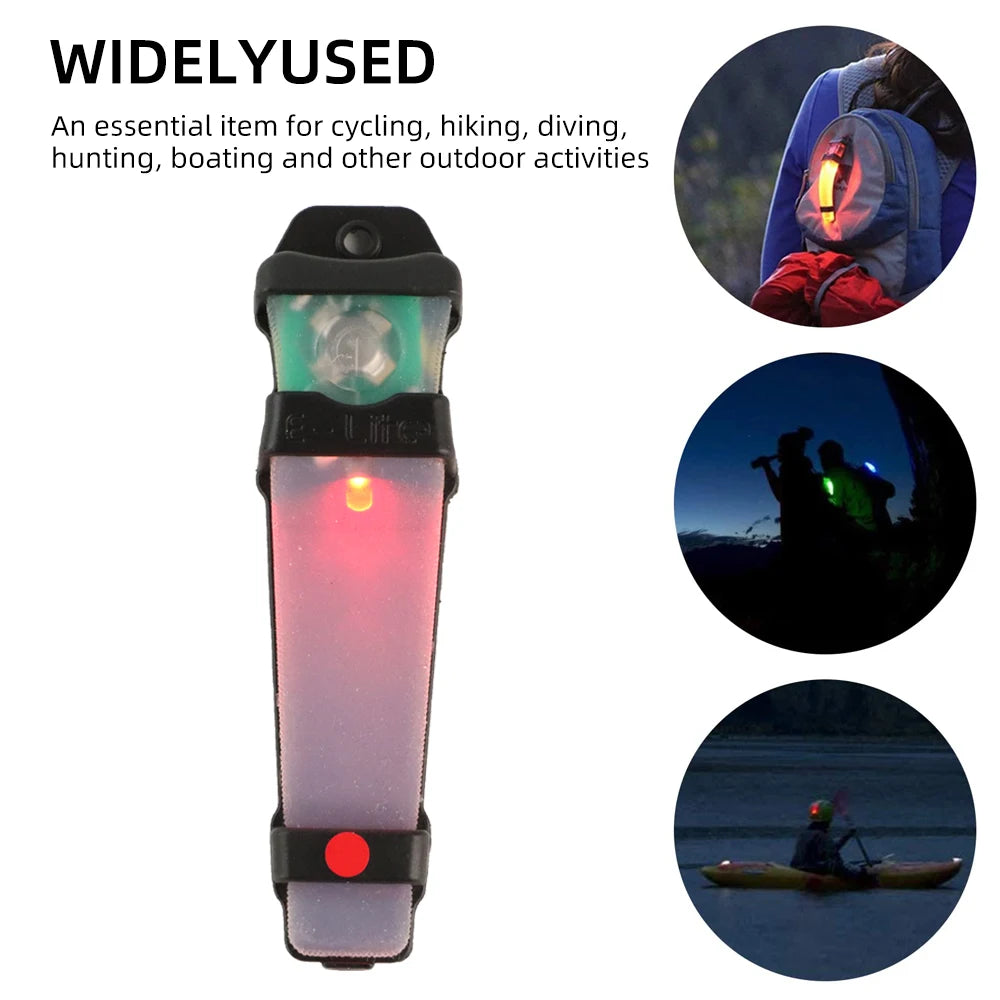 BOOIU Airsoft Helmet Sports Helmet Recognition Mark Flashlight Mark Light Survival Signal Outdoor Hunting Tactical Helmet Light
