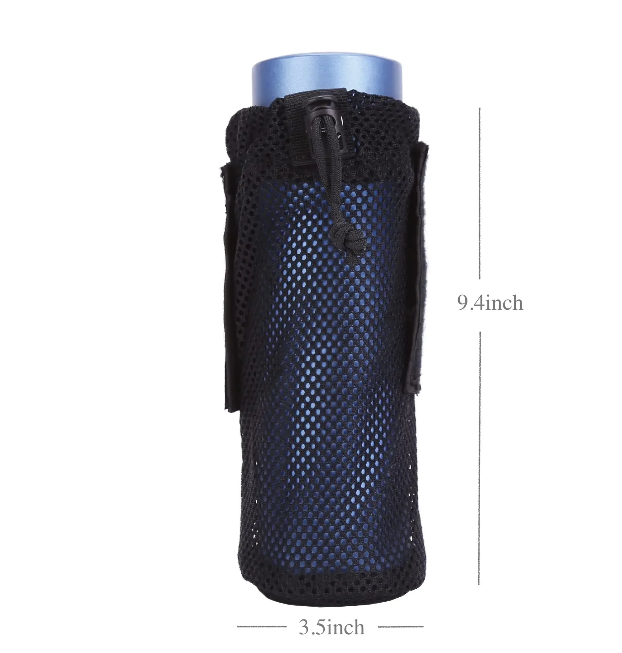 Molle Mesh Water Bottle Holder Bag,Lightweight Polyester Fabric,Water Bottle Pouch for Walking,Water Bottle Holder Bag