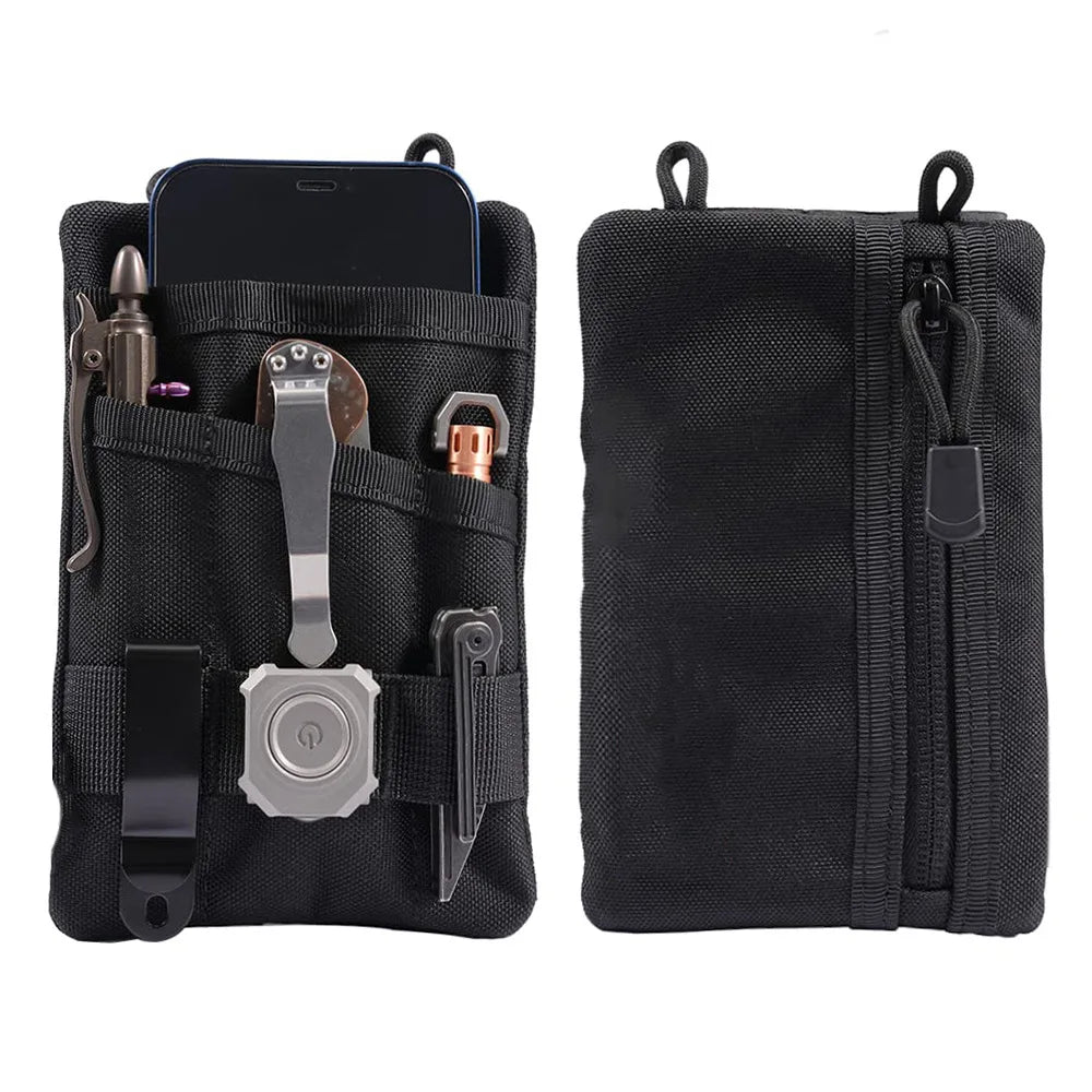 OPHIDIAN Compact Organization Bag Molle Bag Mini Wallet Card Key Waist Belt Bag Camping Hiking Hunting Outdoor Coin Purse EDC St