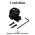 Tactical Fast Helmet Light Holder Wing Rail Mount Flash Light Clamp Side Rail Mount 1 / 1.2 inch / 30mm Flashlight Clip