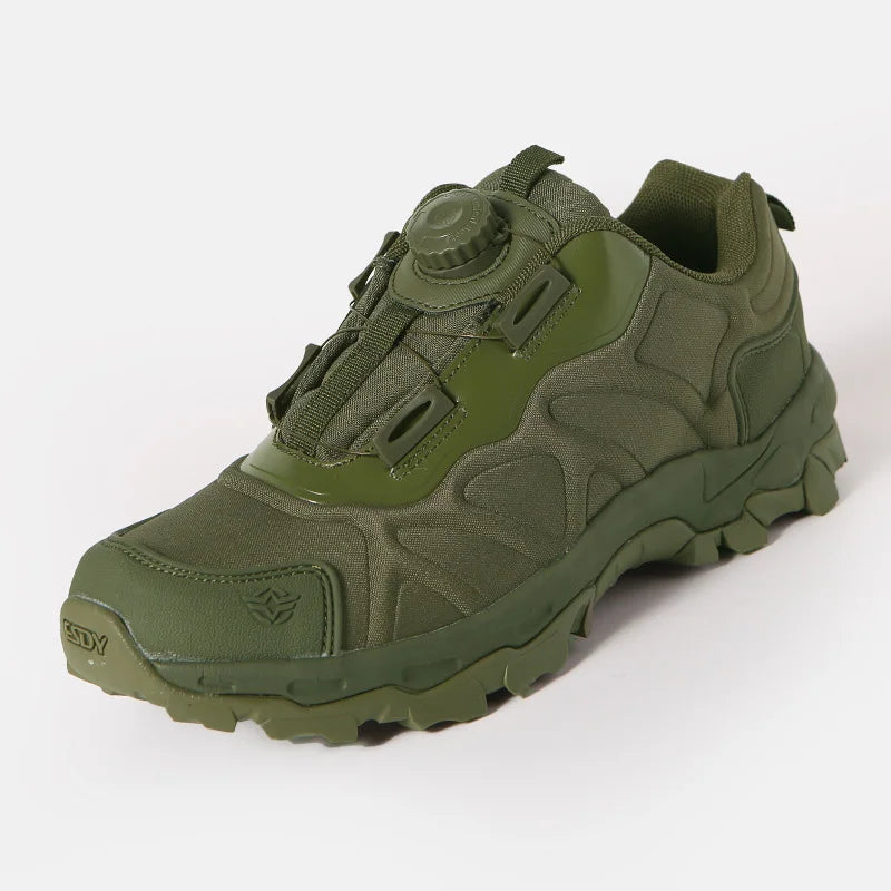 Topfight Mens Military Grade Outdoor Hiking Boots with BOA Lacing System Green Trekking Adventure Shoes Climbing Shoes
