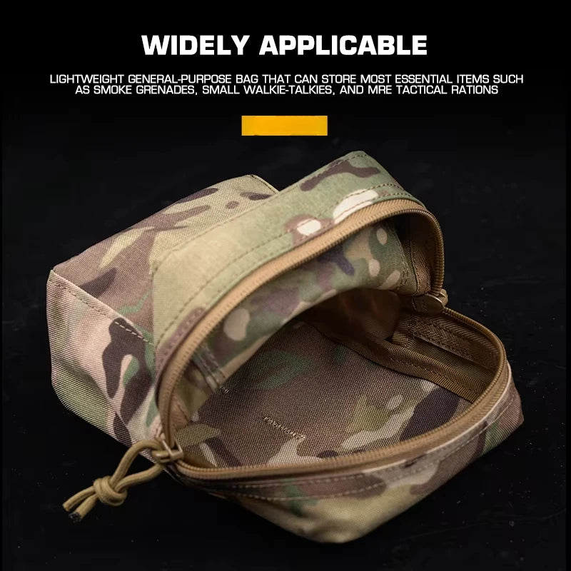Tactical Lightweight GP Pouch with Drainage Hole Molle Mount Pack Multifunctional for Outdoor Hunting Airsotf Accesorios