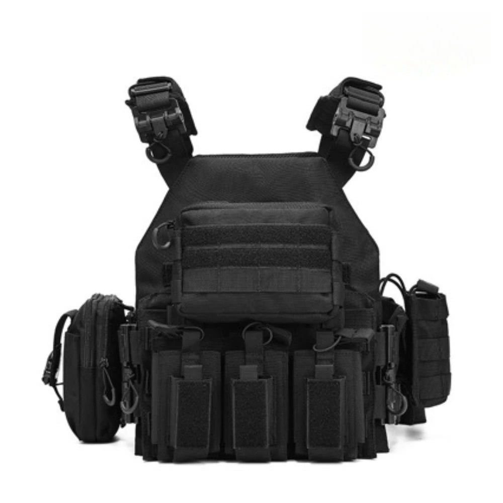 1000D JPC Tactical Vest with Pouches Modular MOLLE Plate Carrier Quick Release Outdoor Hunting Airsoft Vest ﻿Hunting Vest