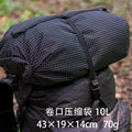 Dyneema X-gripstop storage bag 10L Ultralight 70g Roll-top compression bag DuraFlex Buckle Camping Hiking Outdoor storage bags
