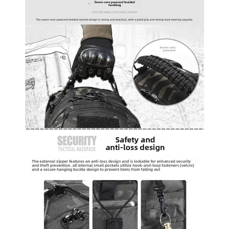 Sports Backpack Dragon Egg 2nd Generation Tactical Backpack Outdoor Hiking Backpack Assault Dual-Shoulder Breathable Bag