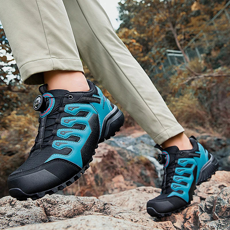 Men's Hiking Shoes Suede Leather Outdoor Shoes Wear-resistant Men Trekking Walking Hunting Tactical Sneakers