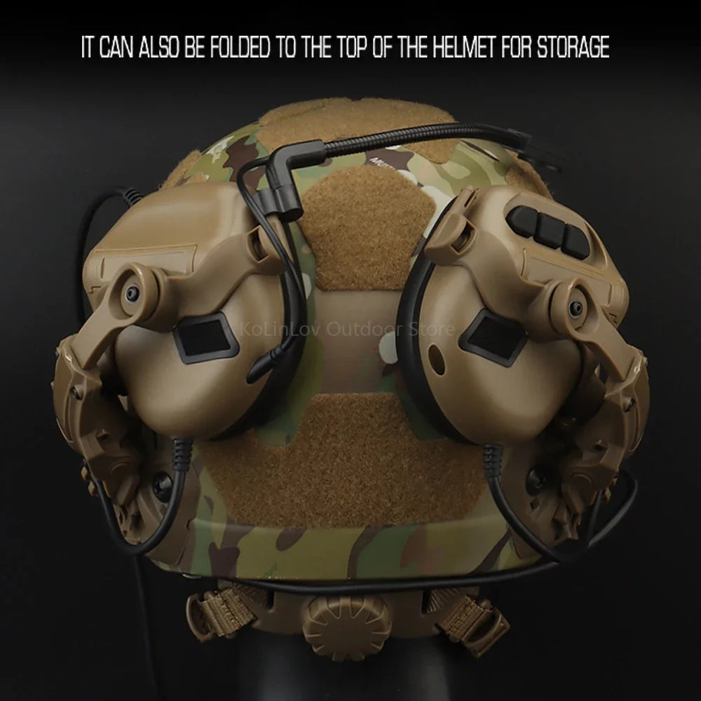Tactical Headset Rail Mount Militar Helmet Rails Bracket for Fast OPS Wendy Sport Helmets Adapter Noise Cancelling Headphones