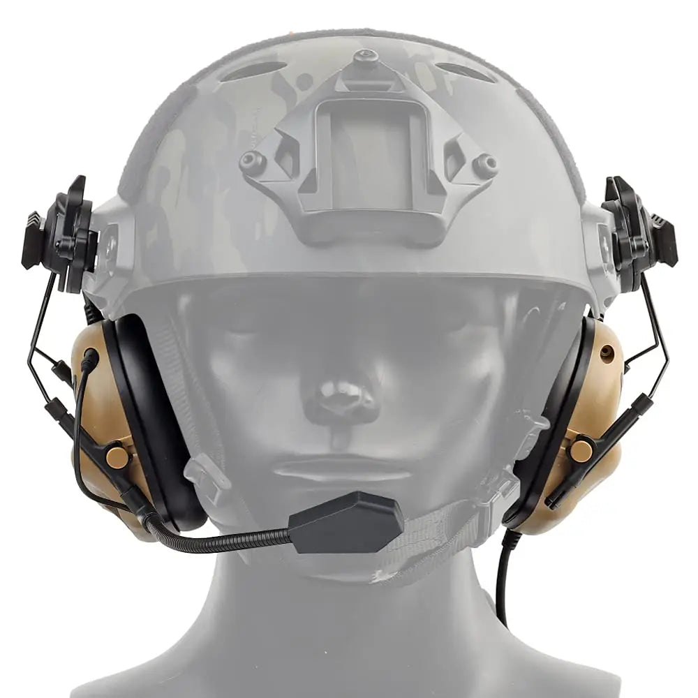 Tactical Airsoft Fast Helmet Set with Headset Helmet Cover Foam Protective Pad Goggles Outdoor Riding Protective Helmet Gear