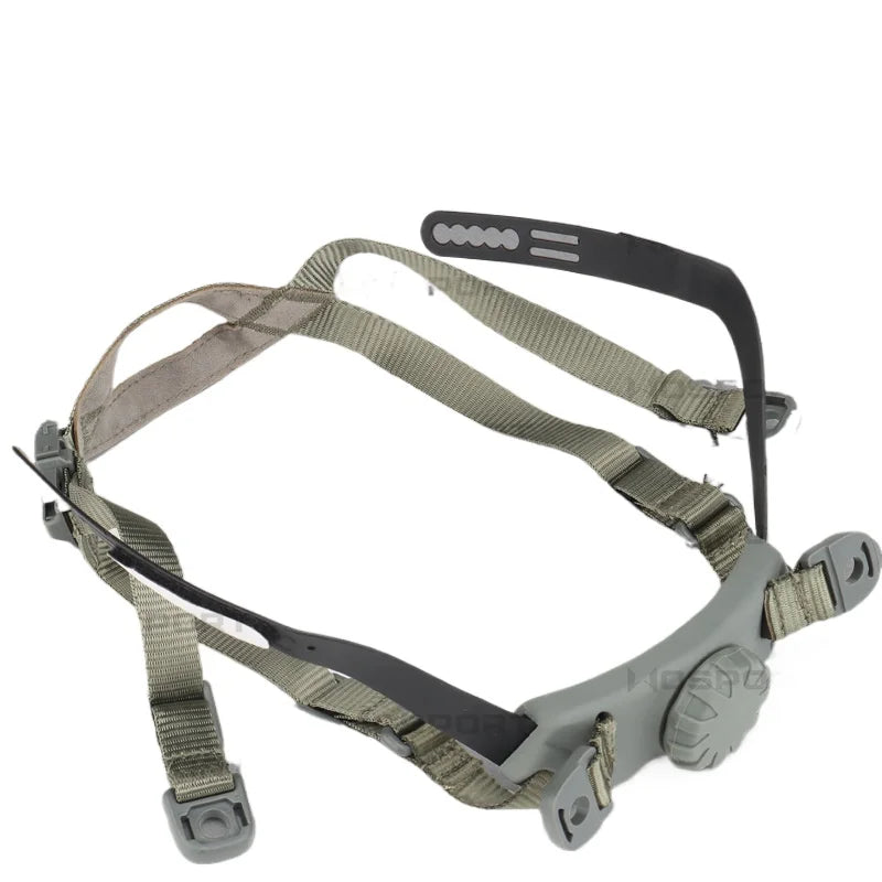 High-Cut Tactical Helmet Suspension System Compatible with WOSPORT HL-31 HL-32 FAST Helmets for Enhanced Comfort