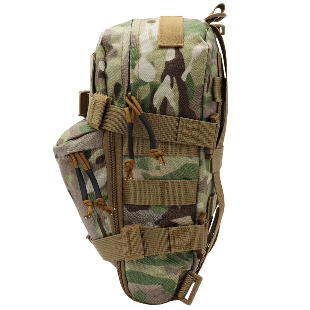 Fwoyonze Tactical Mini Hydration Bag Water Backpack Assault Pack Outdoor Bladder Carrier Molle Pouch For Hunting Airsoft Vest