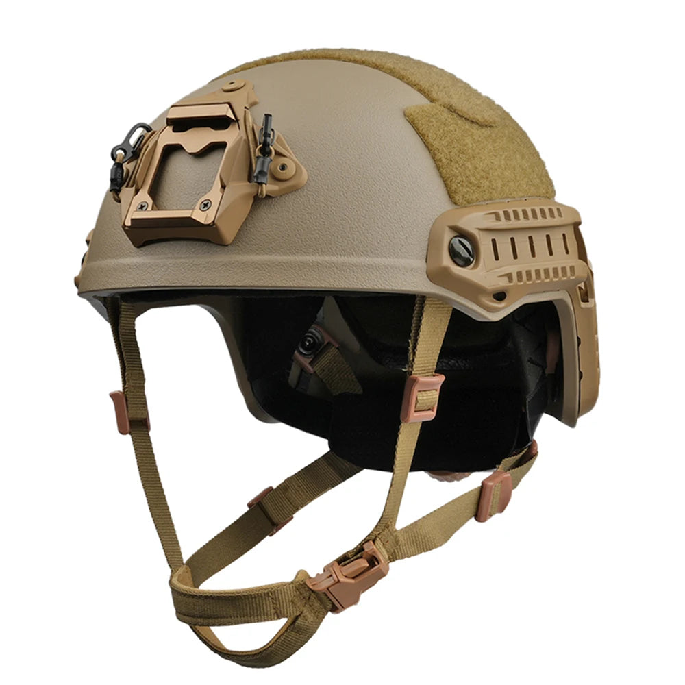 FASTSX High Cut Tactical Riot Helmet - 7mm Thick ABS Plastic | Premium Airsoft Gear, Civilian Protection