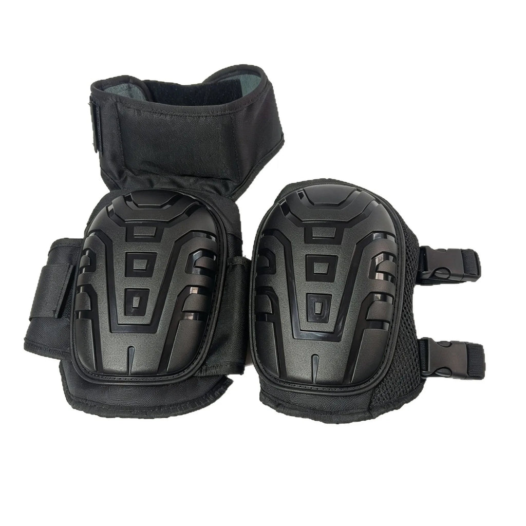 Heavy Duty Work Knee Pads Hard Shell Anti Slip EVA Silicone Protective Knee Guards for Construction Flooring Gardening Outdoor