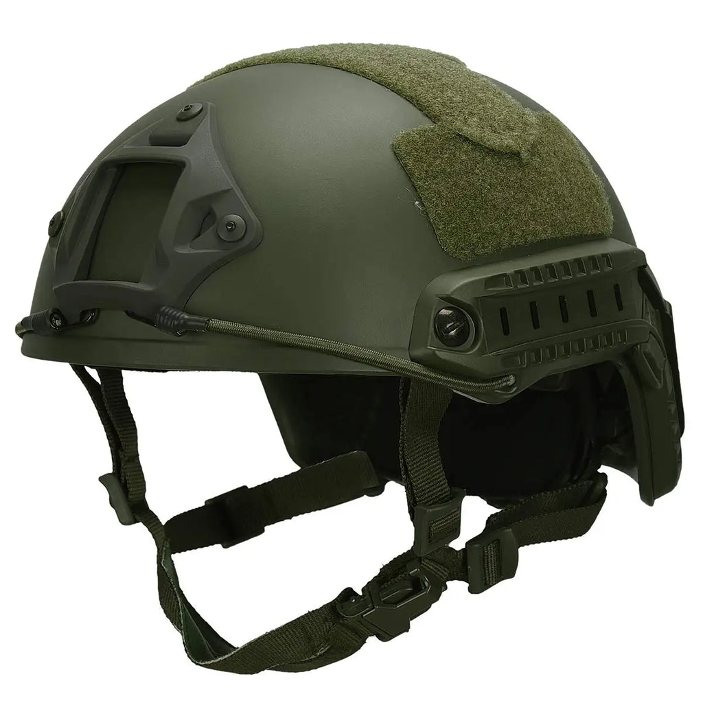 BOOIU Fast MH Base Jumping Tactical Helmet for Outdoor Hunting Game ABS Helmet with Side Rails Airsoft Paintball Protective