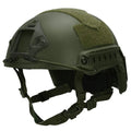 BOOIU Fast MH Base Jumping Tactical Helmet for Outdoor Hunting Game ABS Helmet with Side Rails Airsoft Paintball Protective