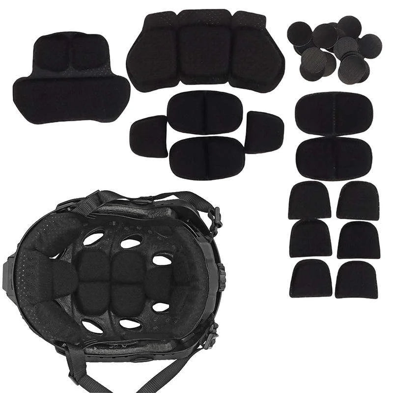 Tactical Helmet Inner Padding Kit Memory Foam Protective Pad FAST SF SUPER HIGH CUT HELMET LINING PADS