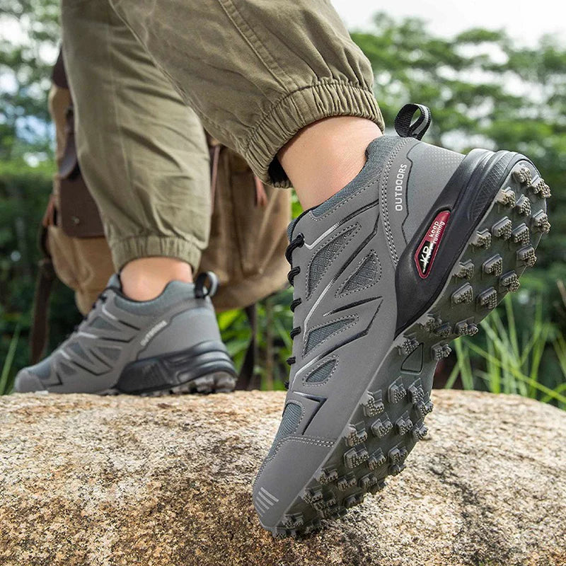 Men's Hiking Shoes All-terrain Sports Shoes Waterproof Non-slip Hiking Shoes Camping Shoes Hunting Tactical Boots Men's Bicycles
