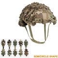 3D Camo Laser Cut Leaf Shape Airsoft Helmet Cover Mesh Helmet Cloth Paintball Paratrooper Hunting Airsoft Helmet Accessories