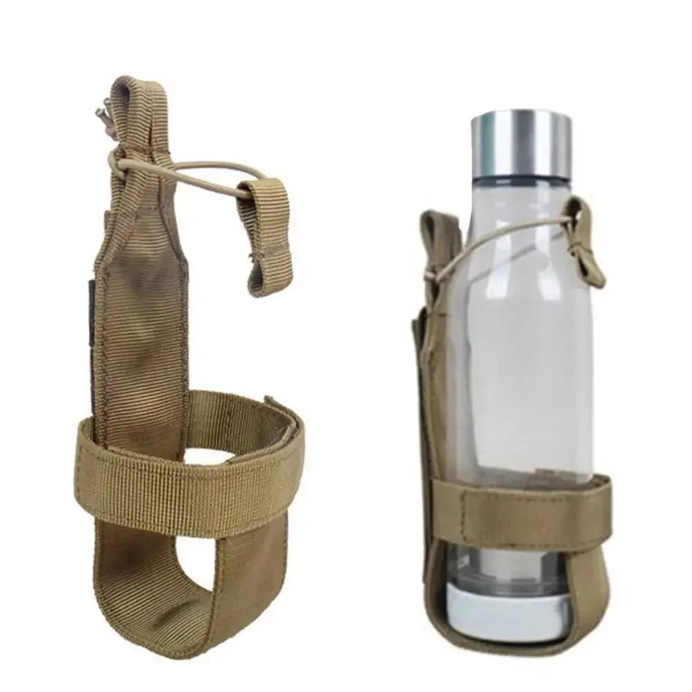 New Portable Molle Water Bottle Holder Belt Carrier Pouch Outdoor Nylon Bag For Travel Cycling Climbing Hiking Camping