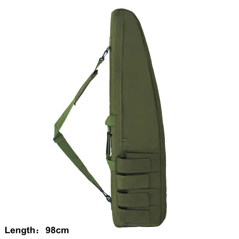 1M/1.2M Outdoor Tactical Gun Bag Storage Bag Camo Slant Opening Fishing Rod Bag Dual Carry Modes Padded Shockproof Protection